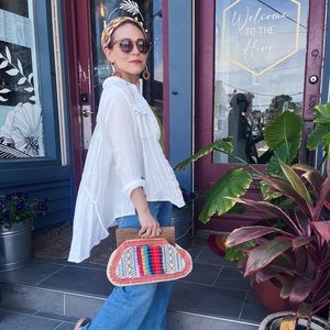 BRAND NEW chole and lex clutch (free people style!)